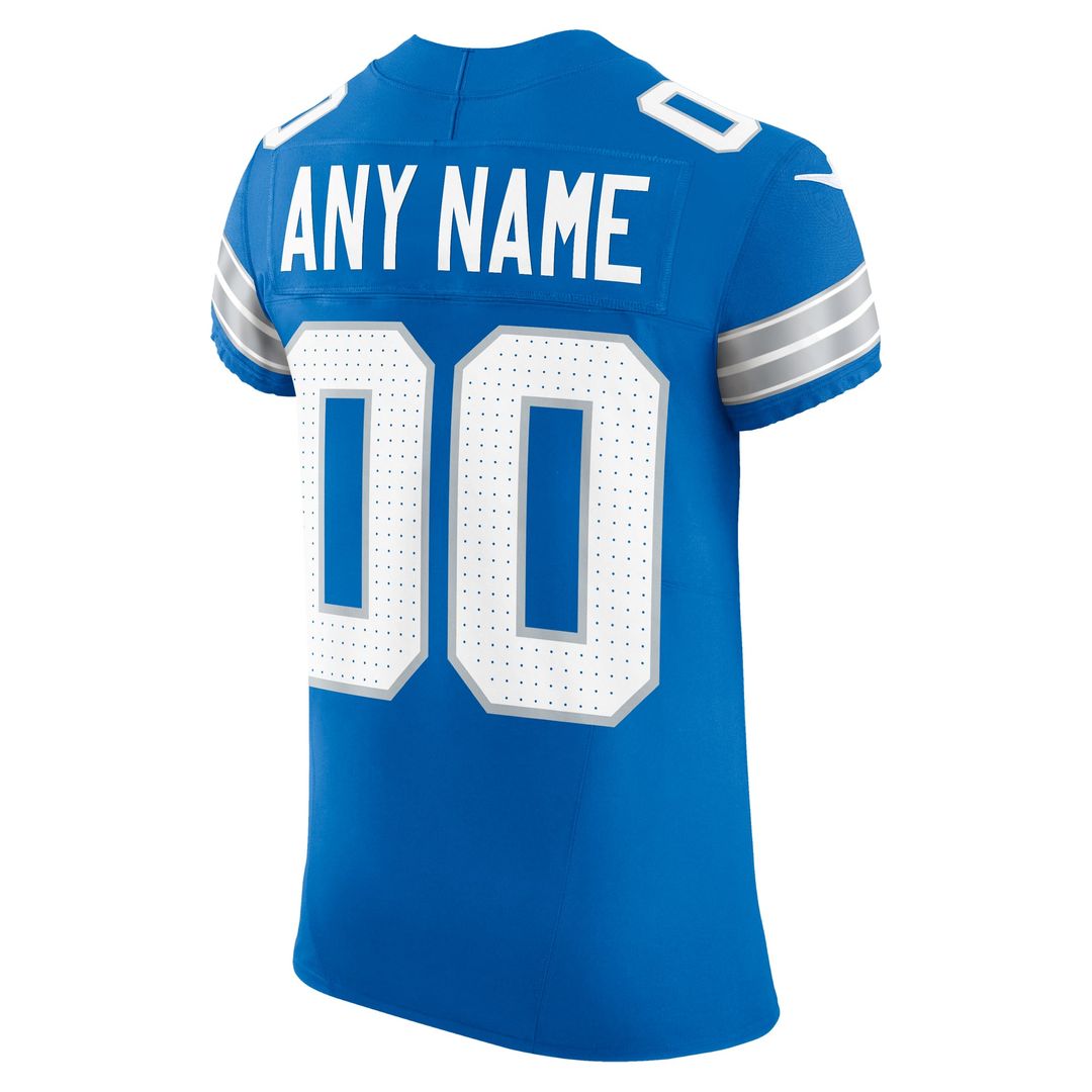Detroit Lions Nike Black Alternate Vapor F.U.S.E. Elite Custom Jersey