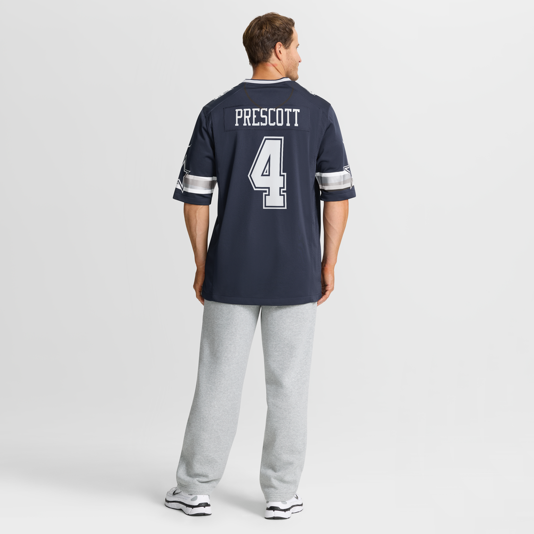 Dallas Cowboys Dak Prescott Nike White Game Team Jersey
