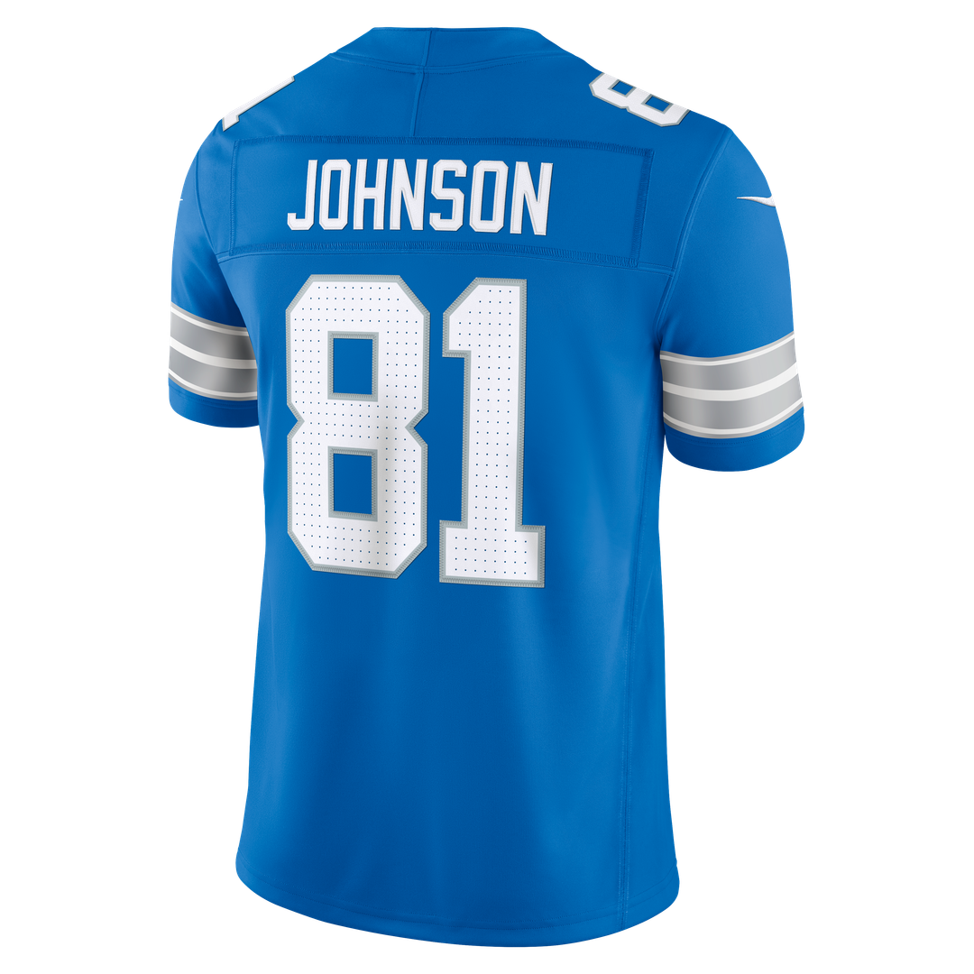 Detroit Lions Calvin Johnson Nike Black Alternate Vapor F.U.S.E. Stitched Retired Limited Jersey