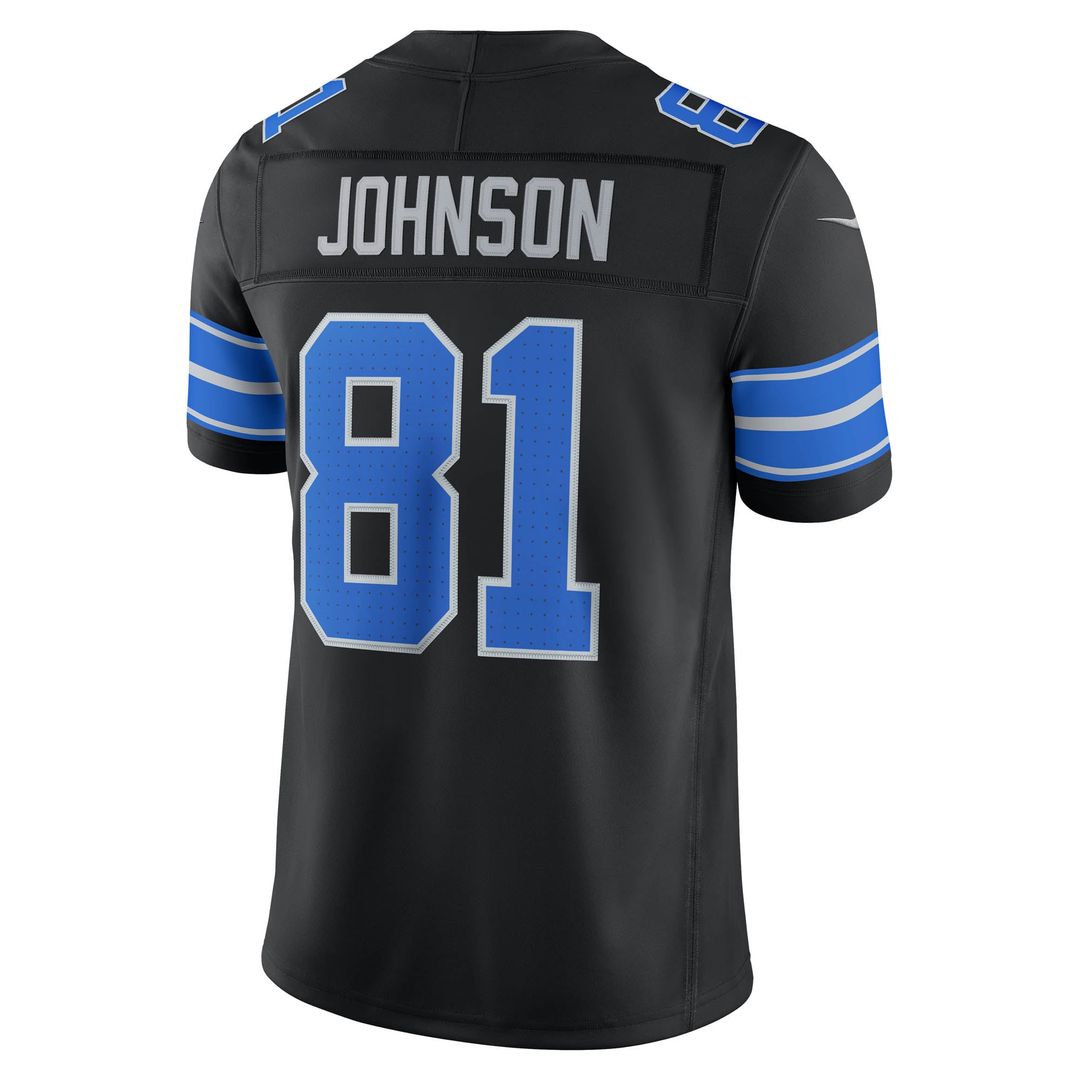 Detroit Lions Calvin Johnson Nike Blue Vapor F.U.S.E. Stitched Retired Limited Jersey