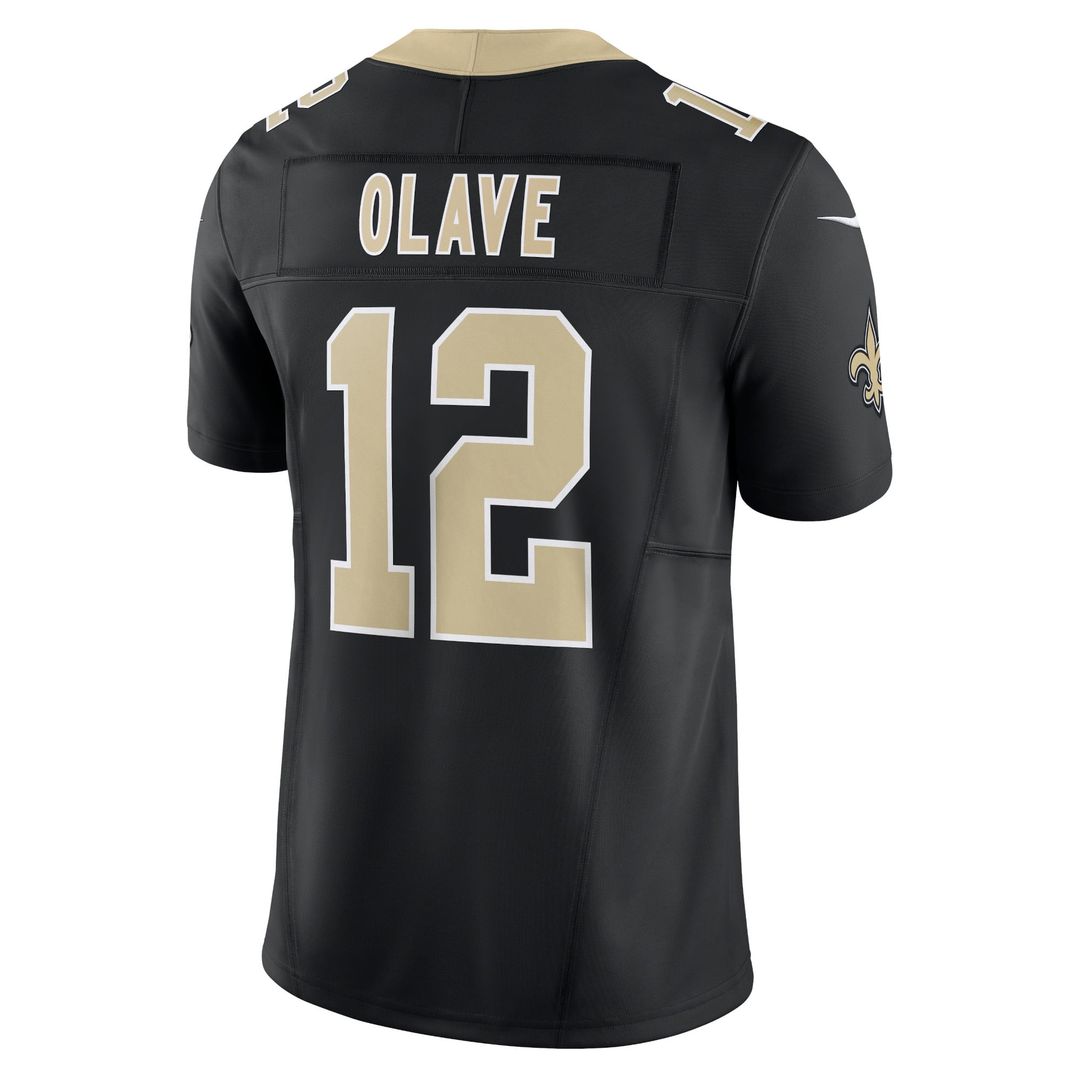 New Orleans Saints Chris Olave Nike Gold Alternate Gameday Golds Alternate Vapor F.U.S.E. Limited Jersey