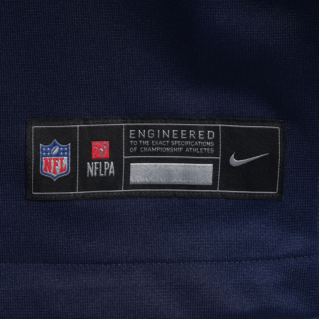 New England Patriots Dre'Mont Jones Nike Navy Team Game Jersey