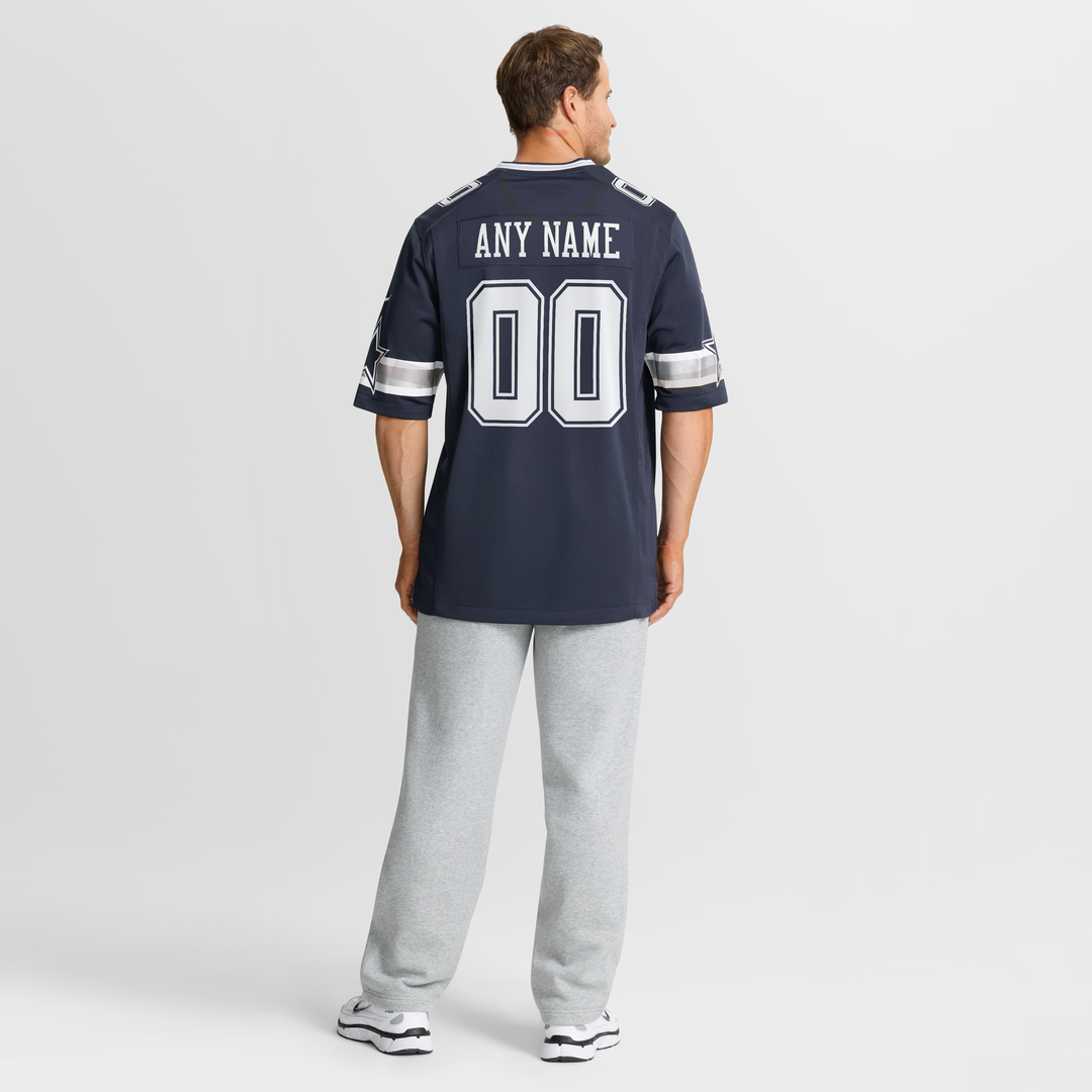 Dallas Cowboys Nike White Custom Game Jersey