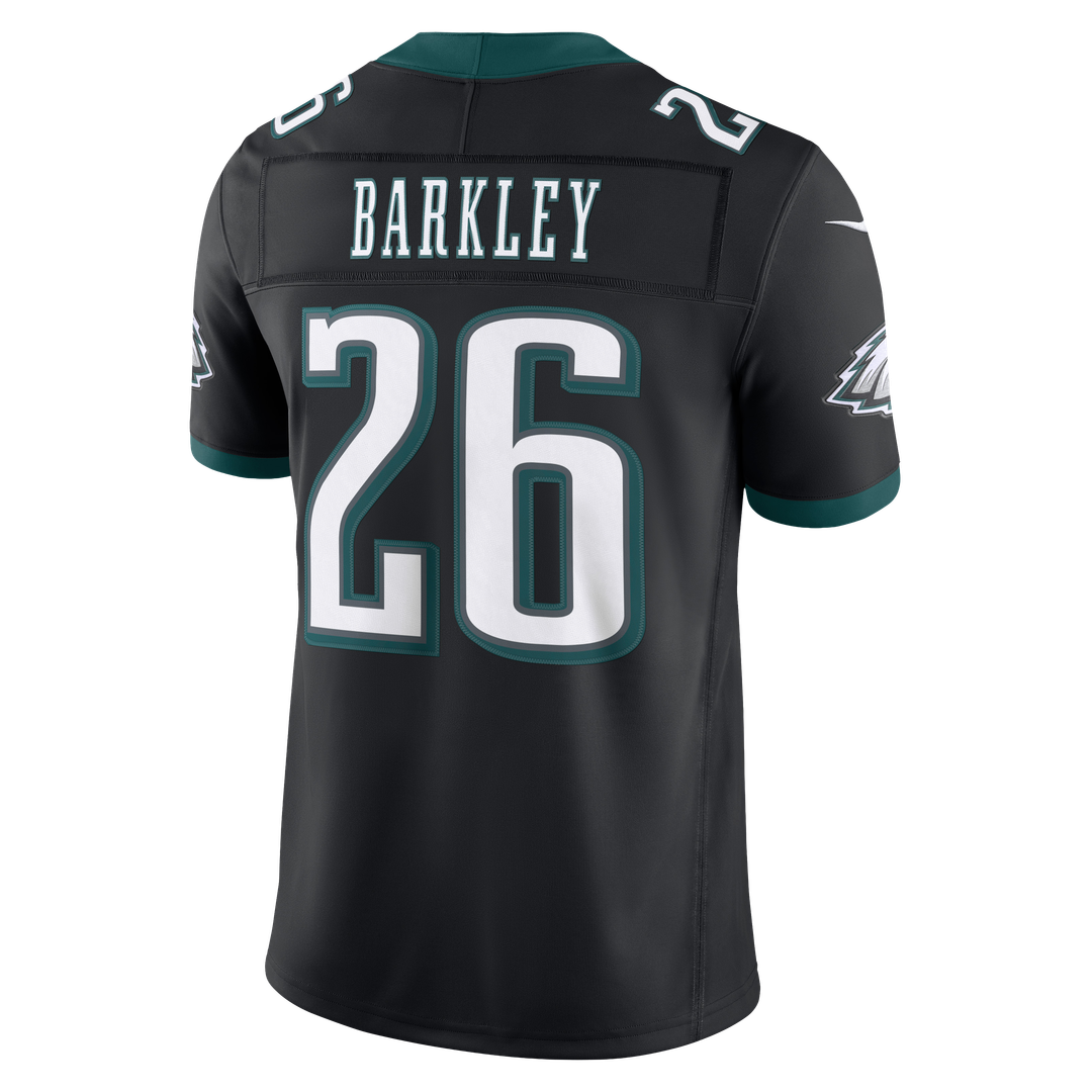Philadelphia Eagles Saquon Barkley Nike White Vapor F.U.S.E. Stitched Limited Jersey