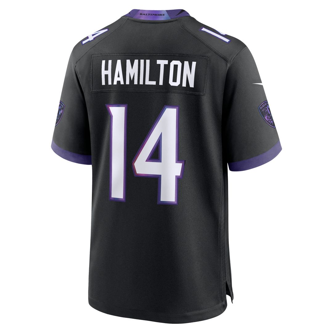 Baltimore Ravens Kyle Hamilton Nike Purple Alternate Game Jersey