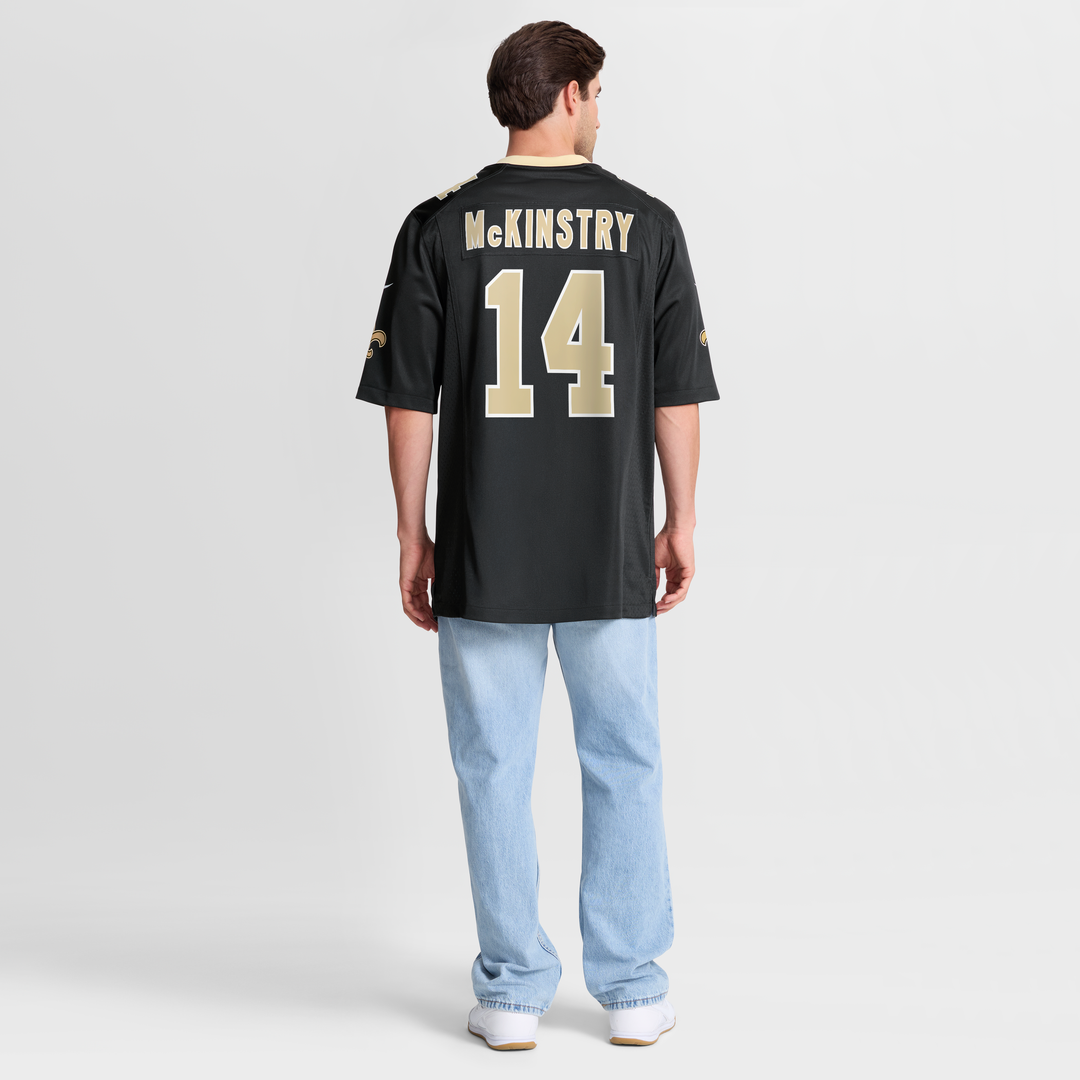 New Orleans Saints Ga'Quincy McKinstry Nike Black Player Game Jersey