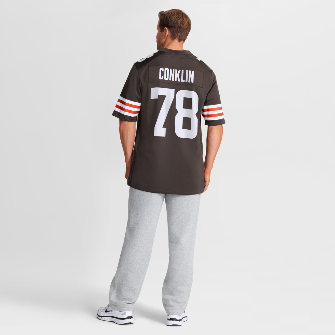 Cleveland Browns Jack Conklin Nike Brown Team Game Jersey