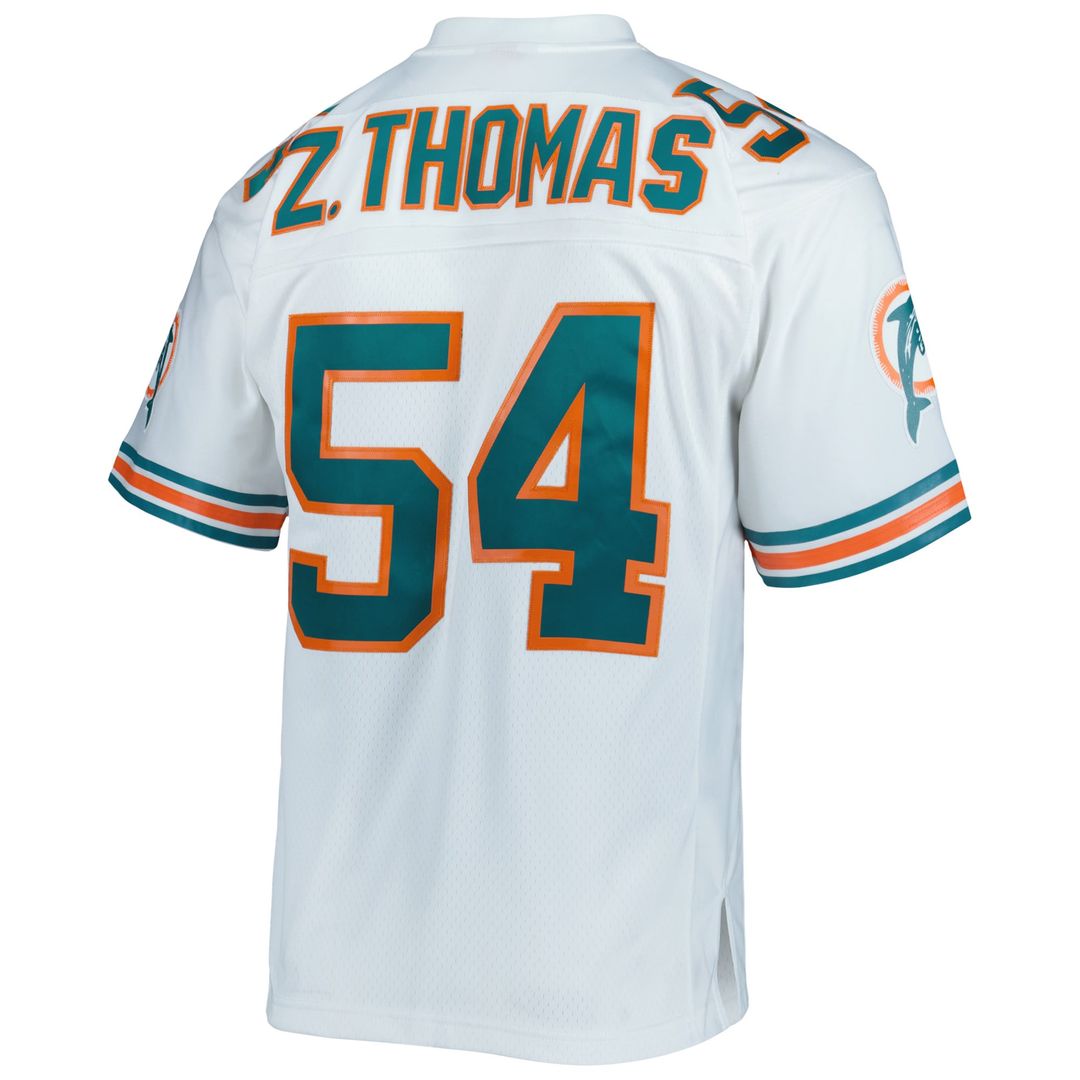 Miami Dolphins Zach Thomas Mitchell & Ness Aqua Legacy Replica Jersey