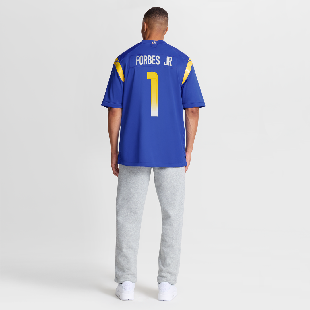 Los Angeles Rams Emmanuel Forbes Jr. Nike Royal Team Game Jersey