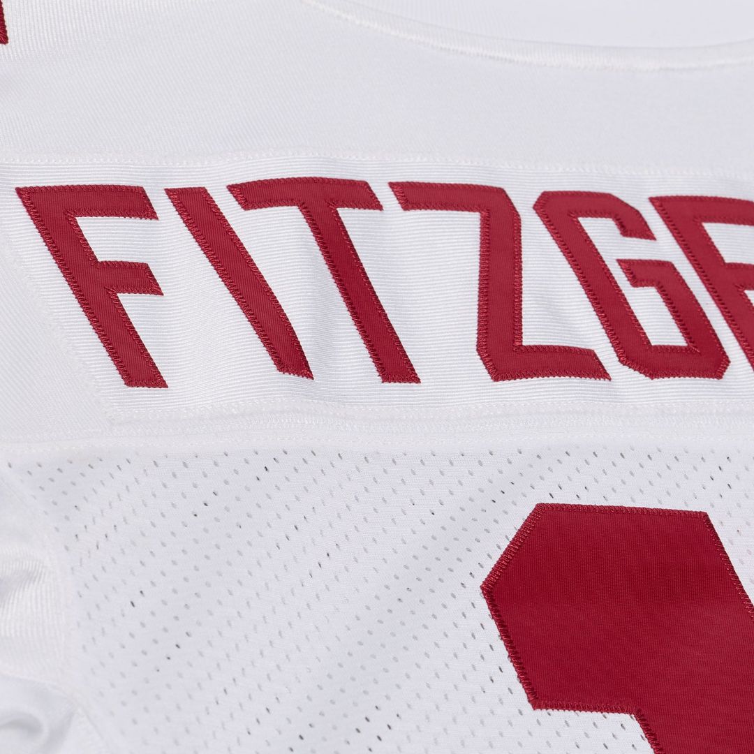 Arizona Cardinals Larry Fitzgerald Mitchell & Ness White Big & Tall 2004 Legacy Retired Player Jersey