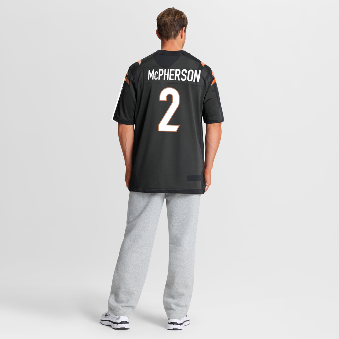 Cincinnati Bengals Evan McPherson Nike Black Game Jersey
