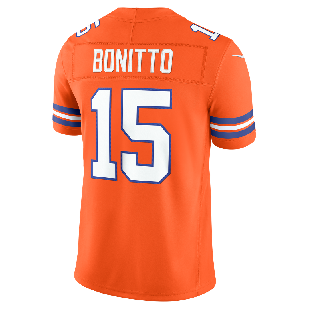 Denver Broncos Nik Bonitto Nike Navy Alternate Vapor F.U.S.E. Stitched Limited Jersey