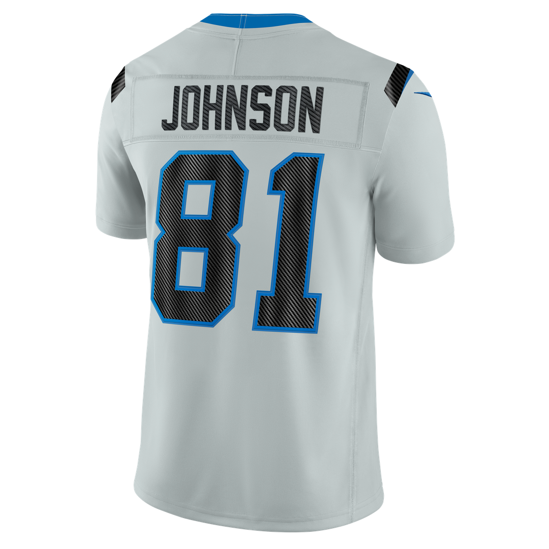 Detroit Lions Calvin Johnson Nike Silver 2026 Rivalries Collection Stitched Limited Jersey