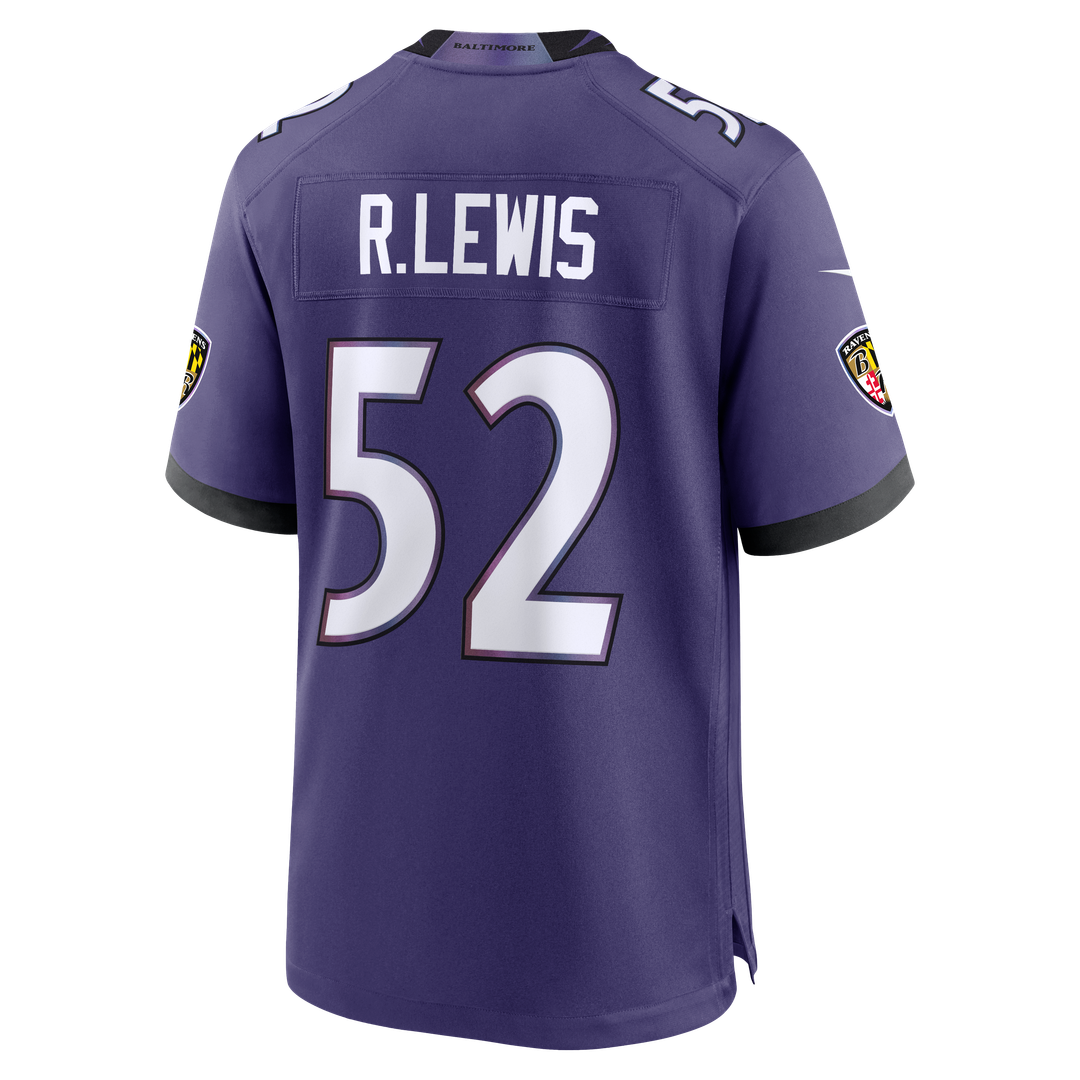 Baltimore Ravens Ray Lewis Nike Purple Team Retired Player Game Jersey