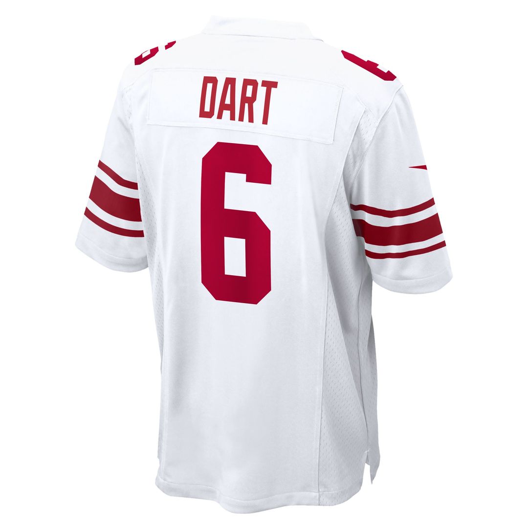 New York Giants Jaxson Dart Nike Red Alternate Century Red Game Jersey