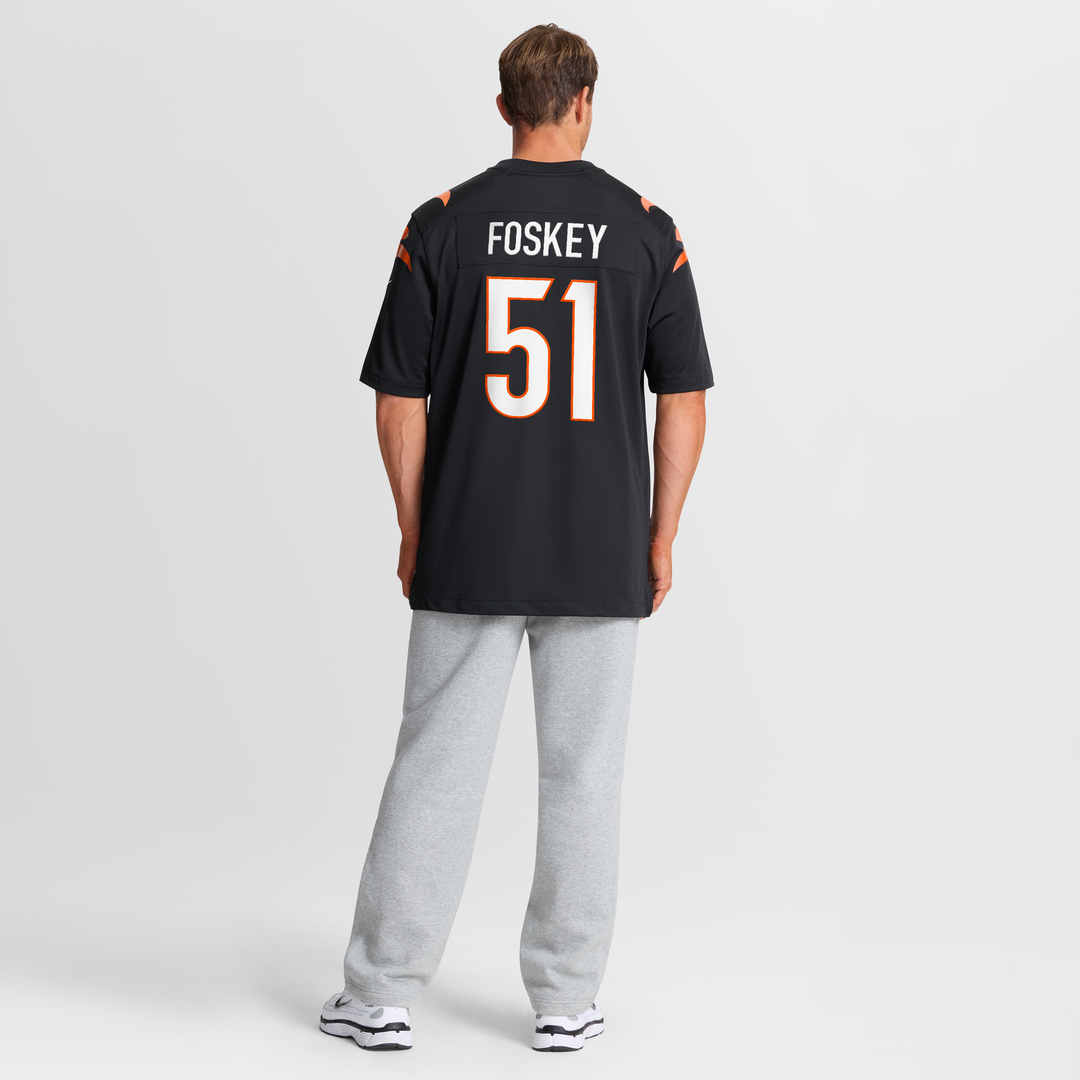 Cincinnati Bengals Isaiah Foskey Nike Black Team Game Jersey