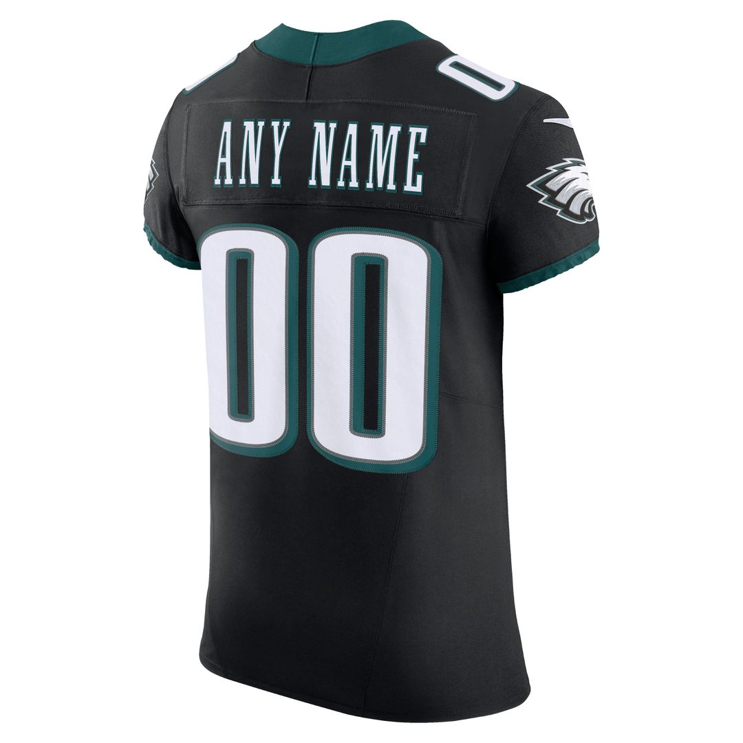 Philadelphia Eagles Nike Midnight Green Vapor F.U.S.E. Elite Custom Jersey