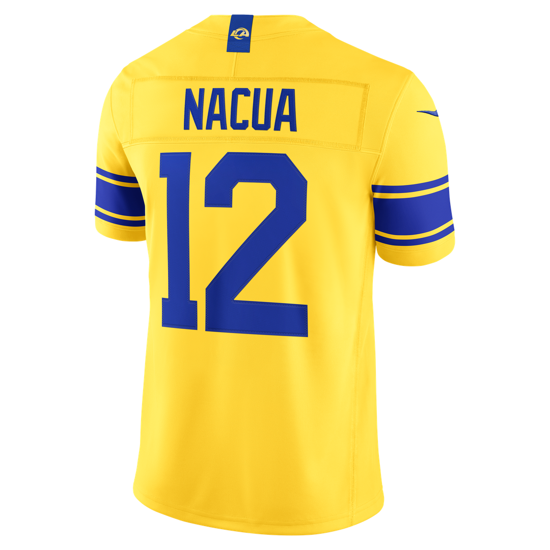 Los Angeles Rams Puka Nacua Nike Royal Team Vapor F.U.S.E. Stitched Limited Jersey
