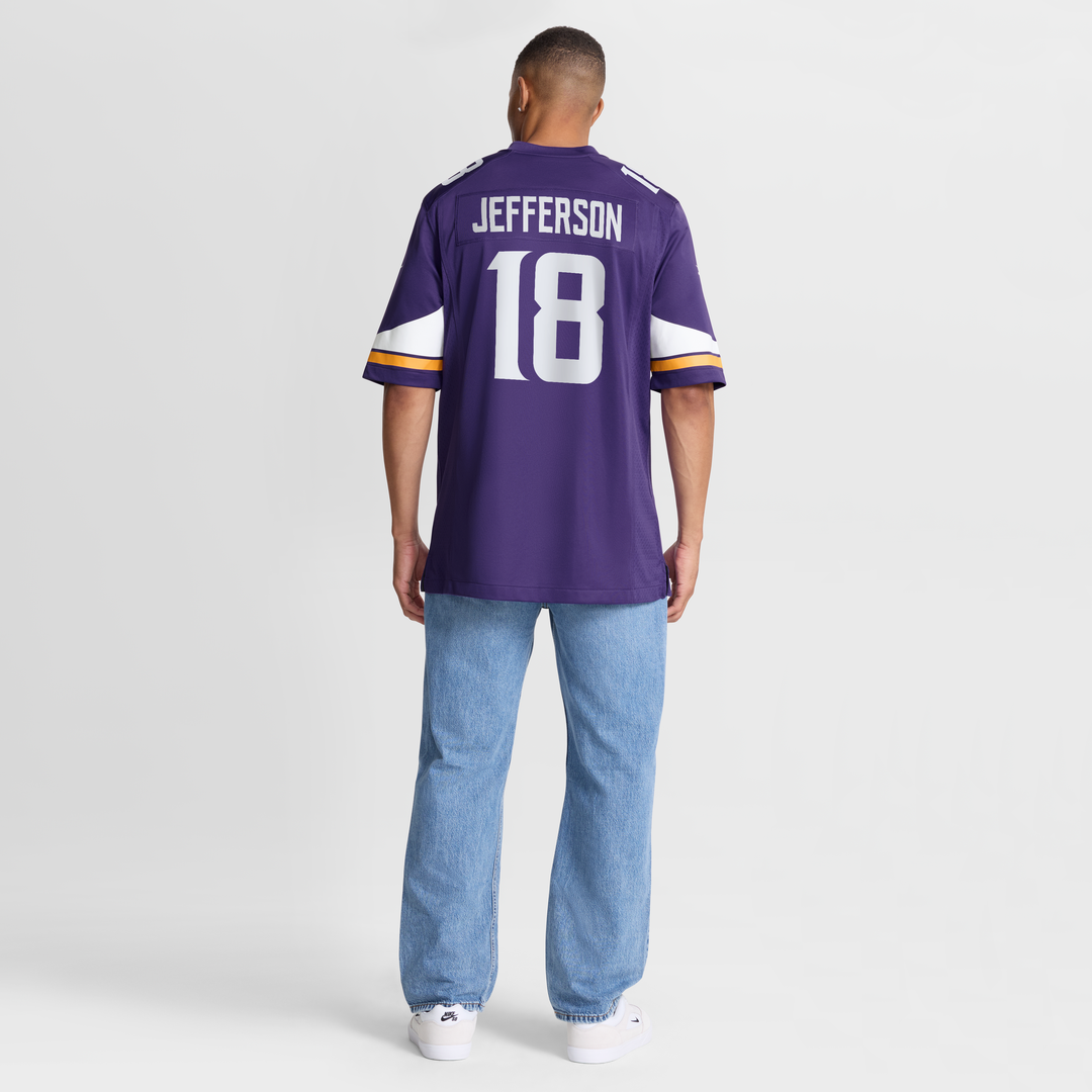 Minnesota Vikings Justin Jefferson Nike Purple Game Jersey