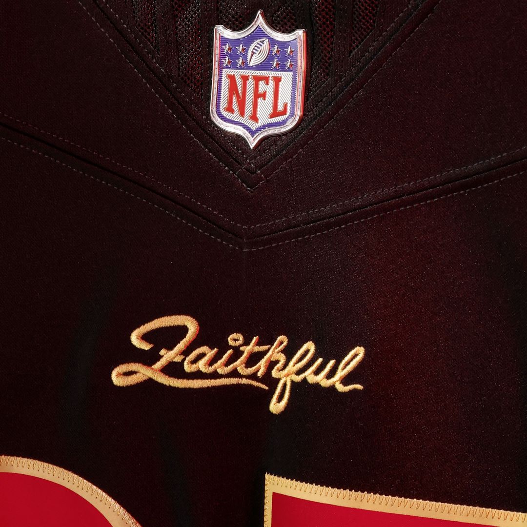 San Francisco 49ers Fred Warner Nike Black Rivalries Collection Stitched Limited Jersey