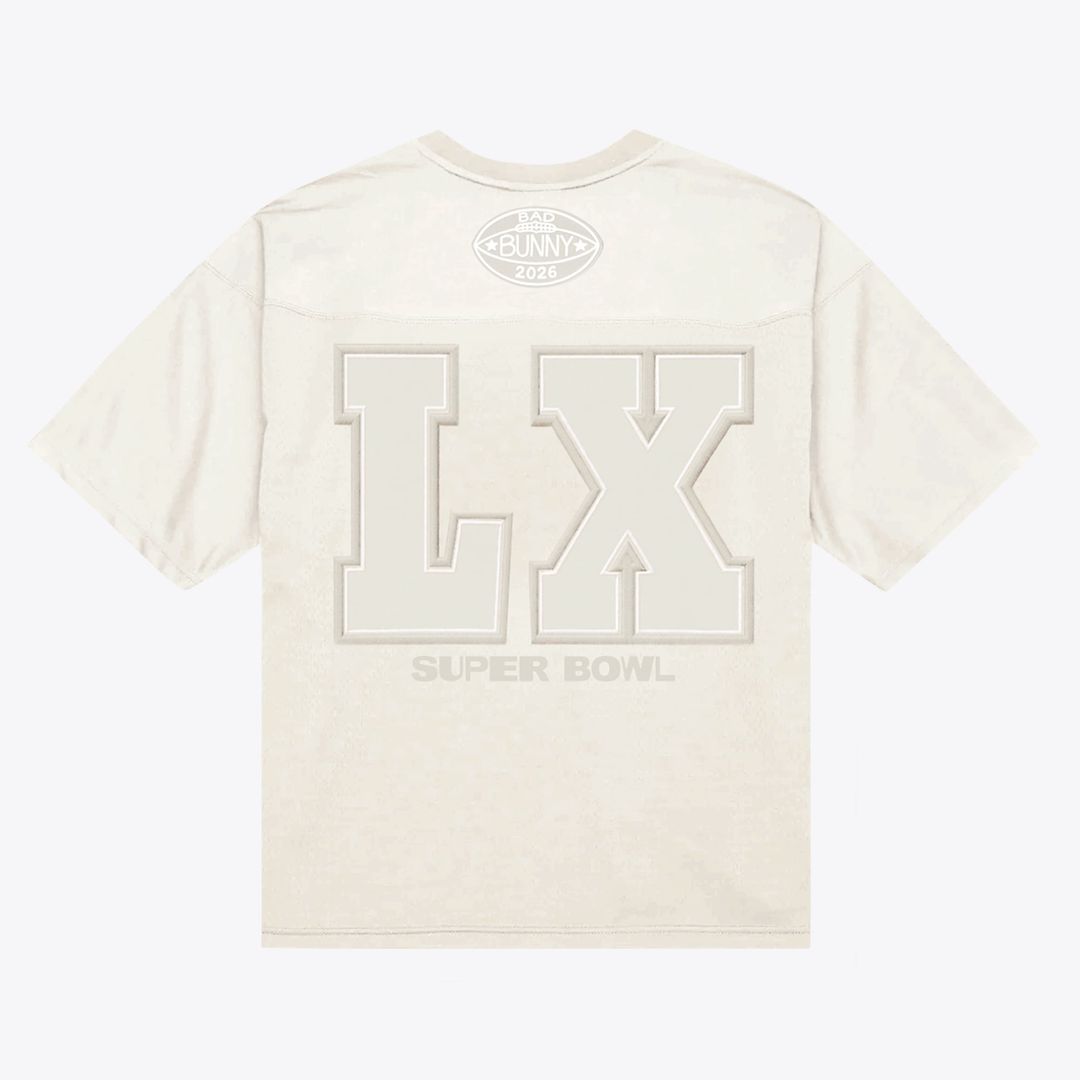 Bad Bunny x Super Tazón Cream Bad Bunny Legacy Jersey