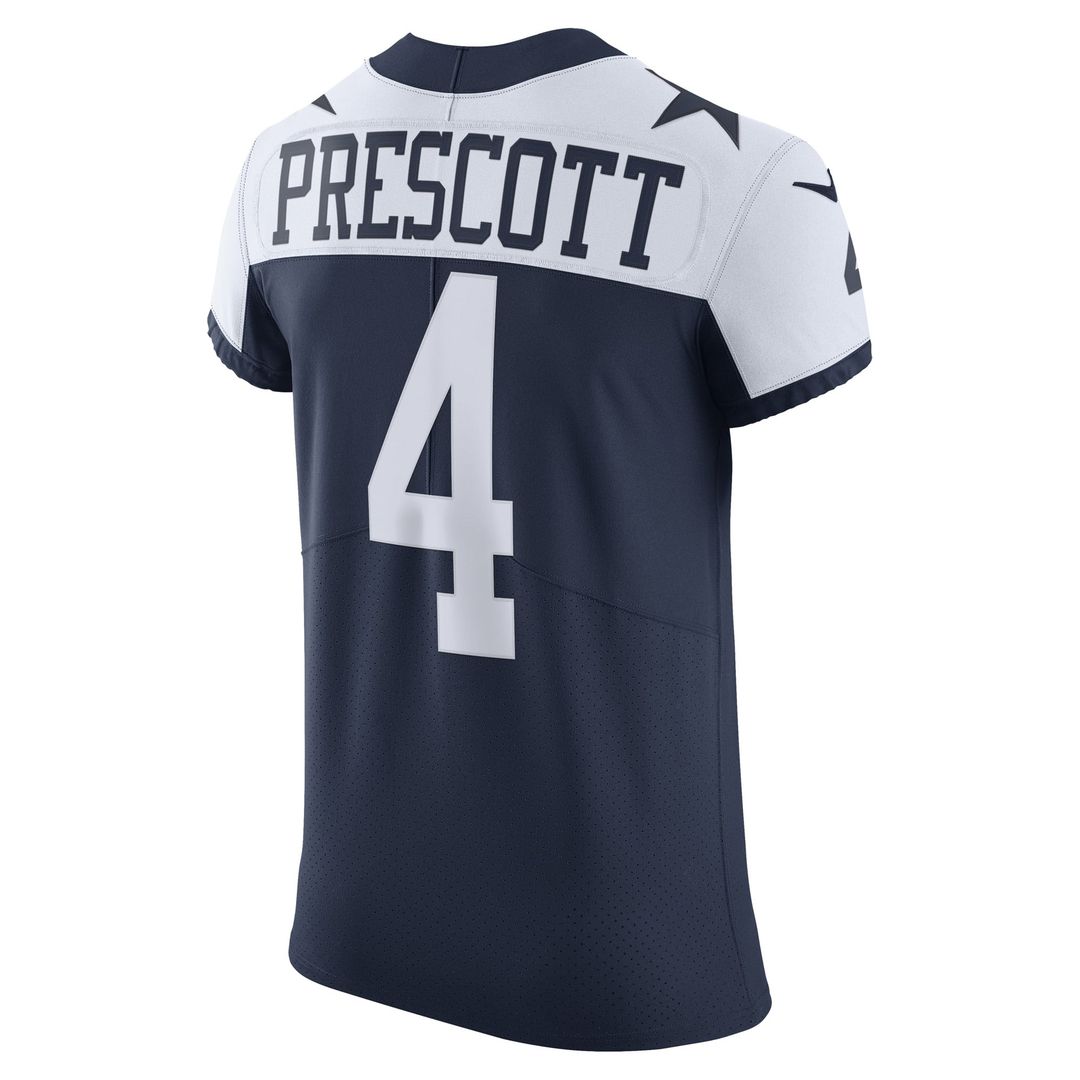 Dallas Cowboys Dak Prescott Nike White Vapor Elite Player Jersey