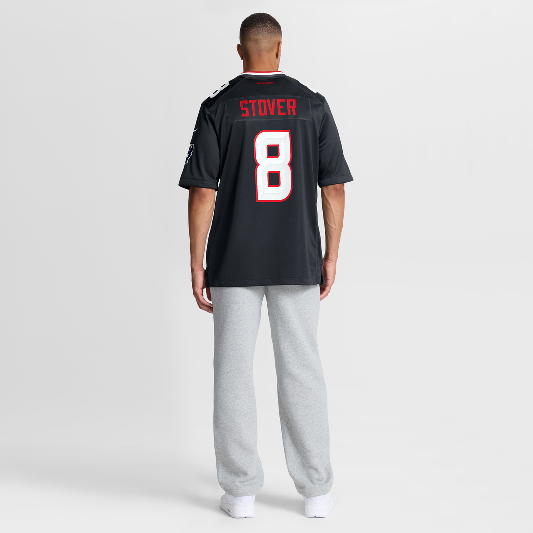 Houston Texans Cade Stover Nike Navy Team Game Jersey