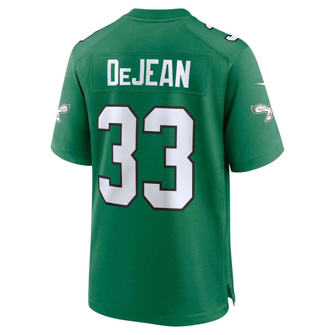 Philadelphia Eagles Cooper DeJean Nike White Game Jersey