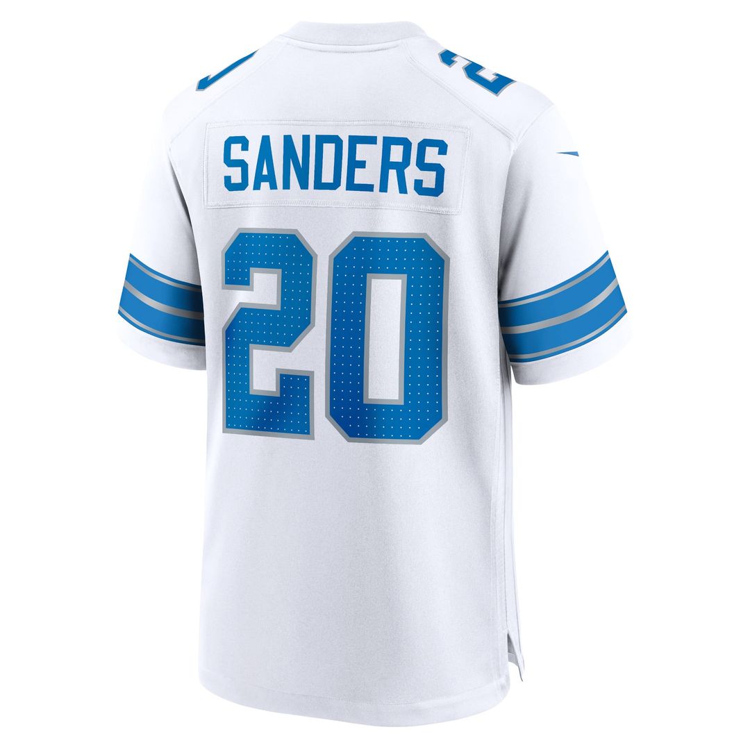Detroit Lions Barry Sanders Nike Blue Retired Player Game Jersey