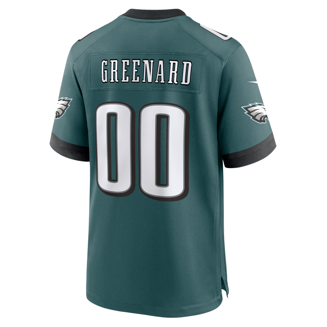 Philadelphia Eagles Jonathan Greenard Nike Midnight Green Game Jersey