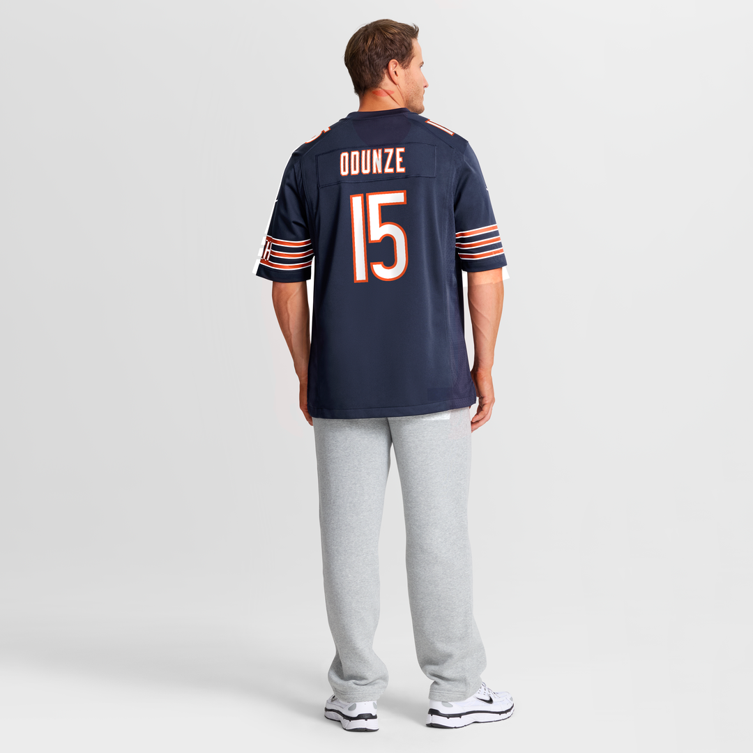 Chicago Bears Rome Odunze Nike Navy Player Game Jersey