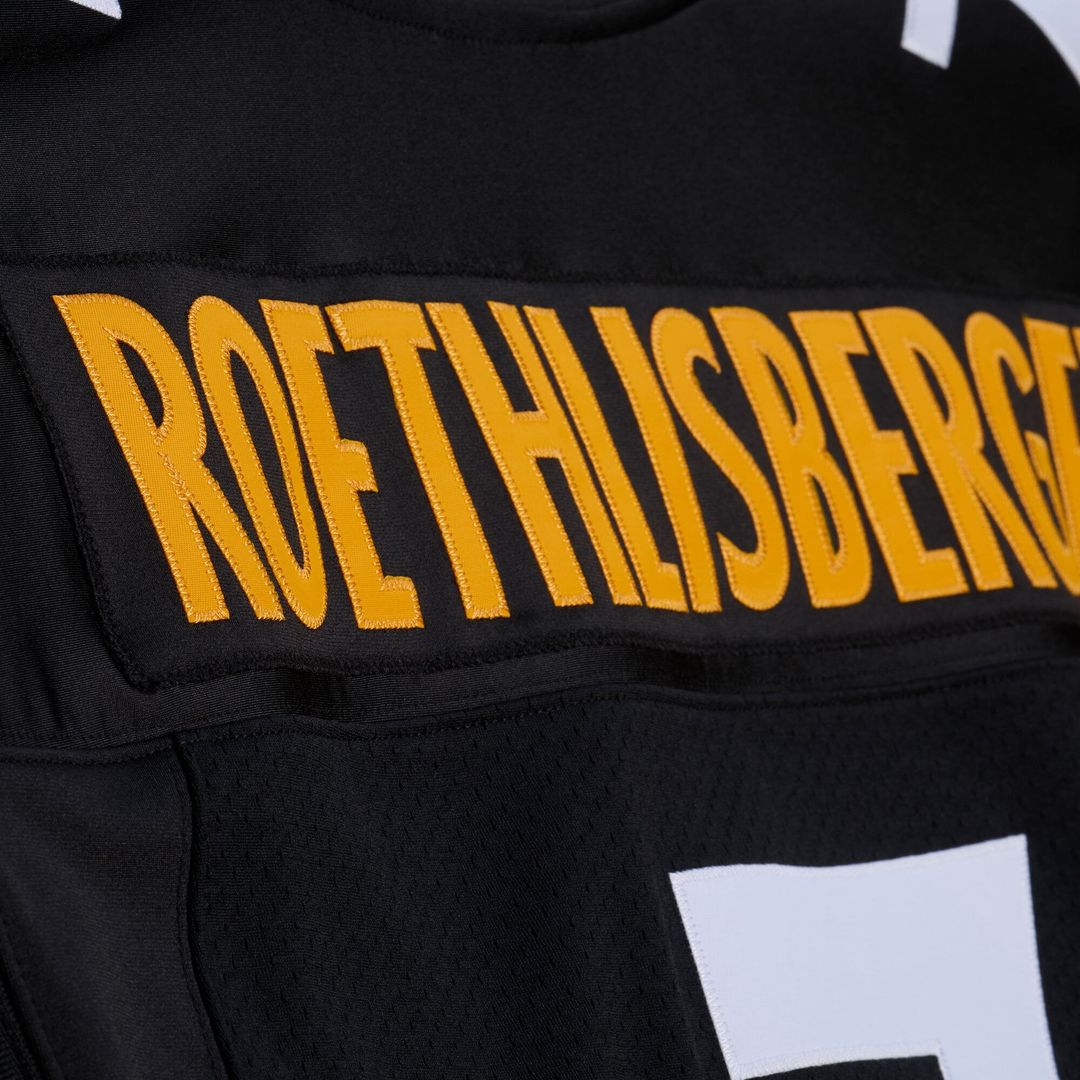Pittsburgh Steelers Ben Roethlisberger Mitchell & Ness Black 2004 Authentic Throwback Jersey