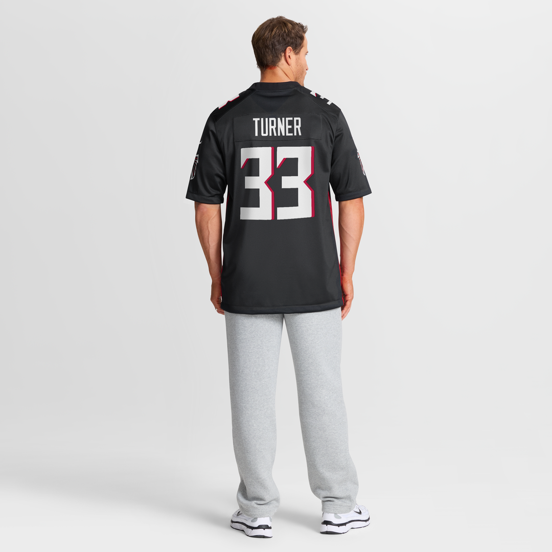 Atlanta Falcons Michael Turner Nike Black Game Retired Player Jersey