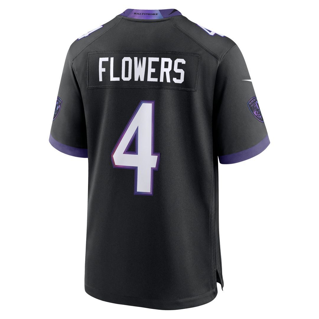 Baltimore Ravens Zay Flowers Nike Purple Alternate Game Jersey
