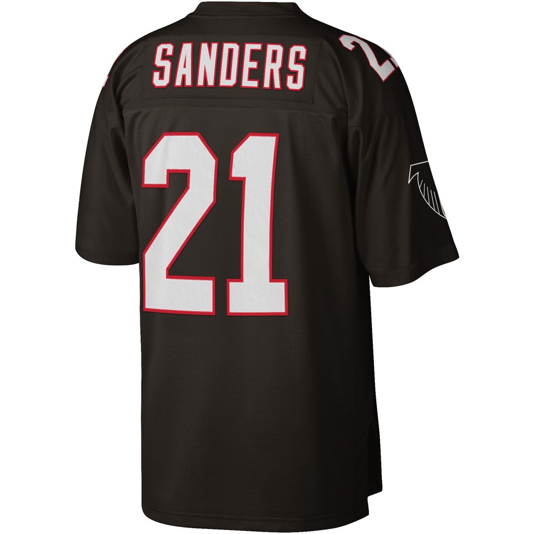 Atlanta Falcons Deion Sanders Mitchell & Ness White Legacy Replica Jersey