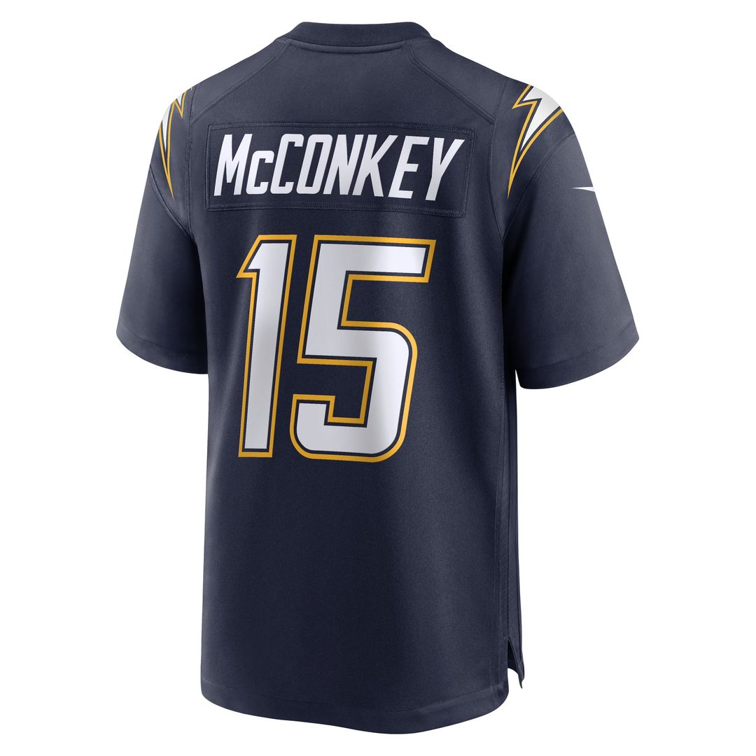 Los Angeles Chargers Ladd McConkey Nike Gold Alternate Charger Power Game Player Jersey