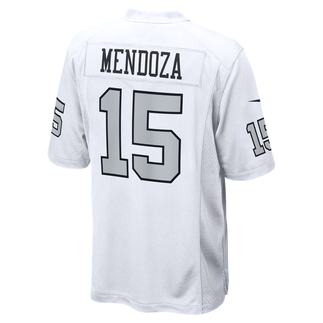 Las Vegas Raiders Fernando Mendoza Nike White Alternate Game Player Jersey