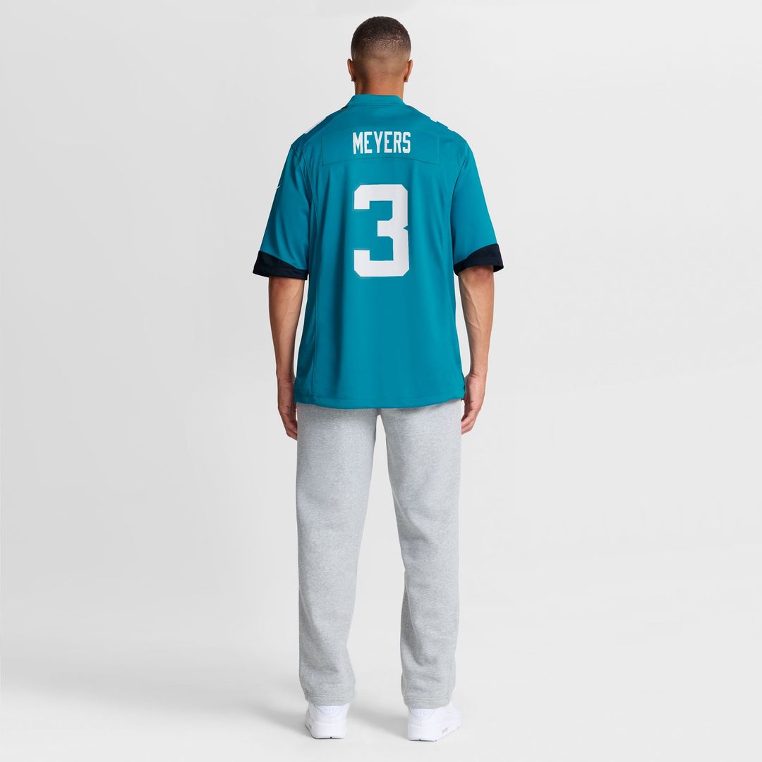 Jacksonville Jaguars Jakobi Meyers Nike Black Alternate Game Jersey