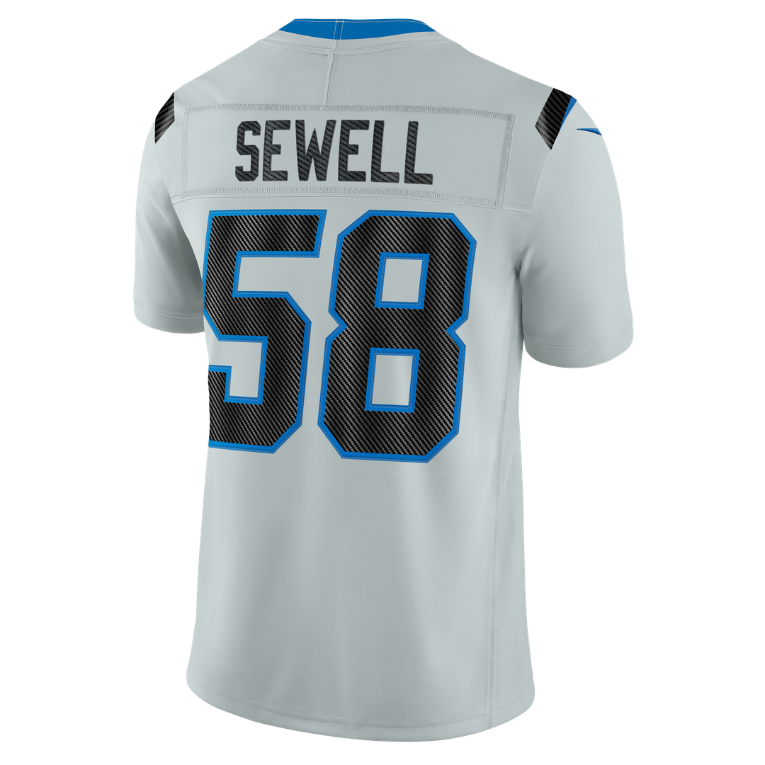 Detroit Lions Penei Sewell Nike Silver 2026 Rivalries Collection Stitched Limited Jersey