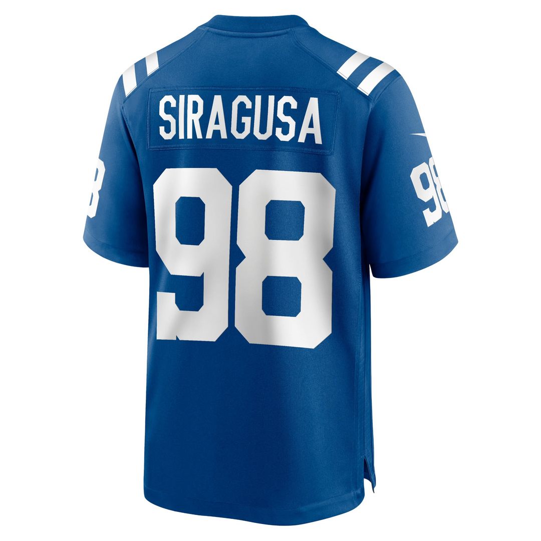 Indianapolis Colts Tony Siragusa Nike Blue Retired Player Alternate Game Jersey