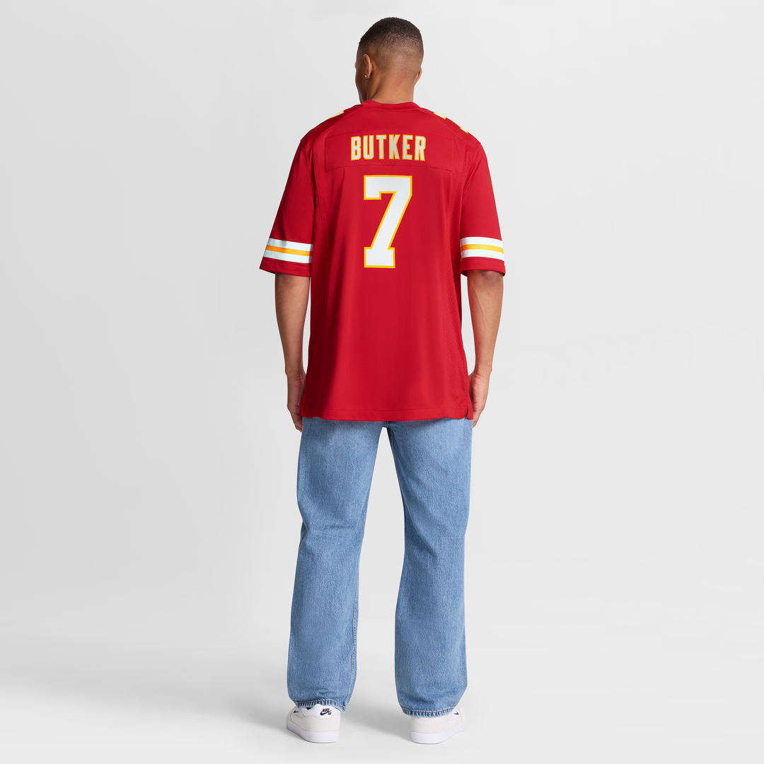 Kansas City Chiefs Harrison Butker Nike Red Game Jersey