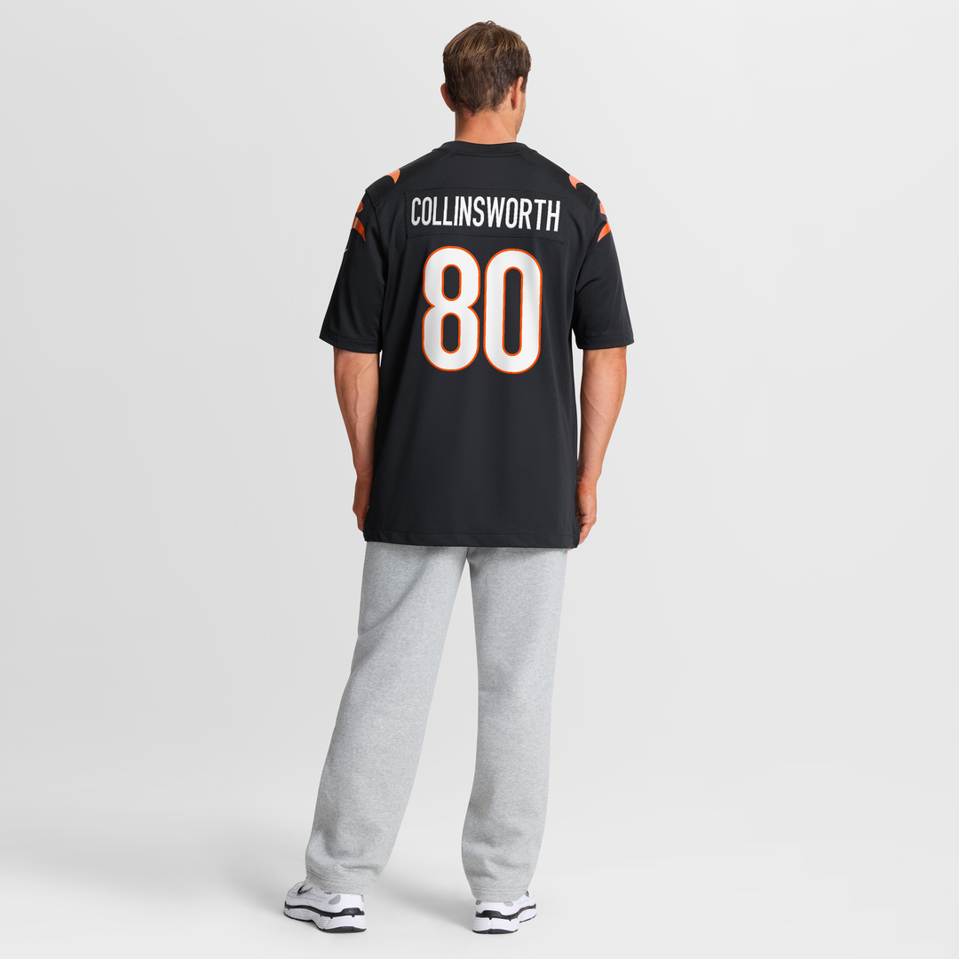 Cincinnati Bengals Cris Collinsworth Nike Black Team Retired Player Game Jersey