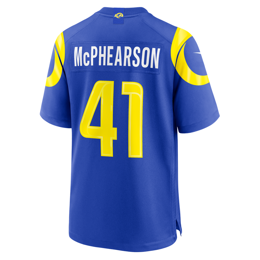 Los Angeles Rams Zech McPhearson Nike Royal Team Game Jersey