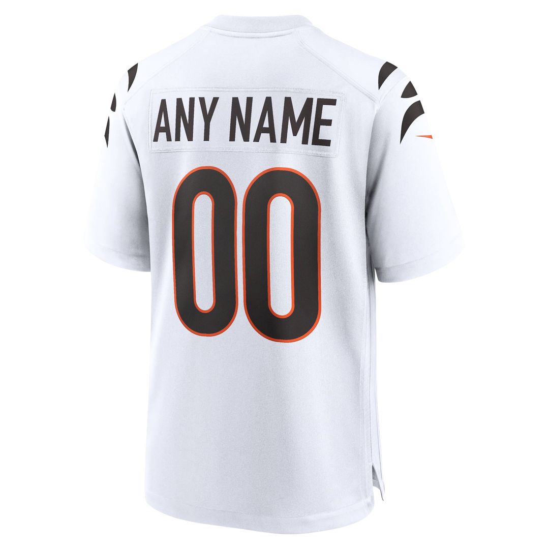 Cincinnati Bengals Nike Black Game Custom Jersey