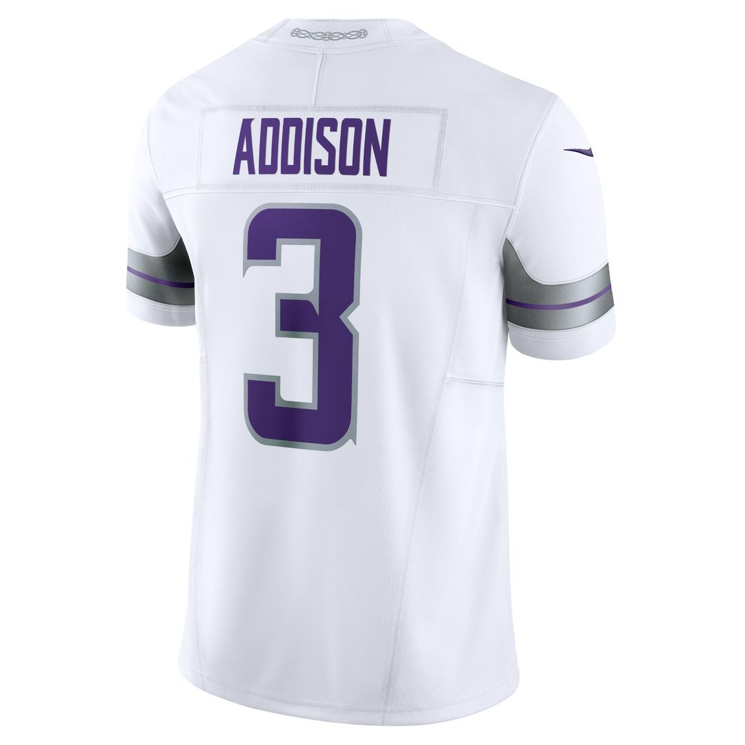 Minnesota Vikings Jordan Addison Nike White Alternate Vapor F.U.S.E. Limited Jersey