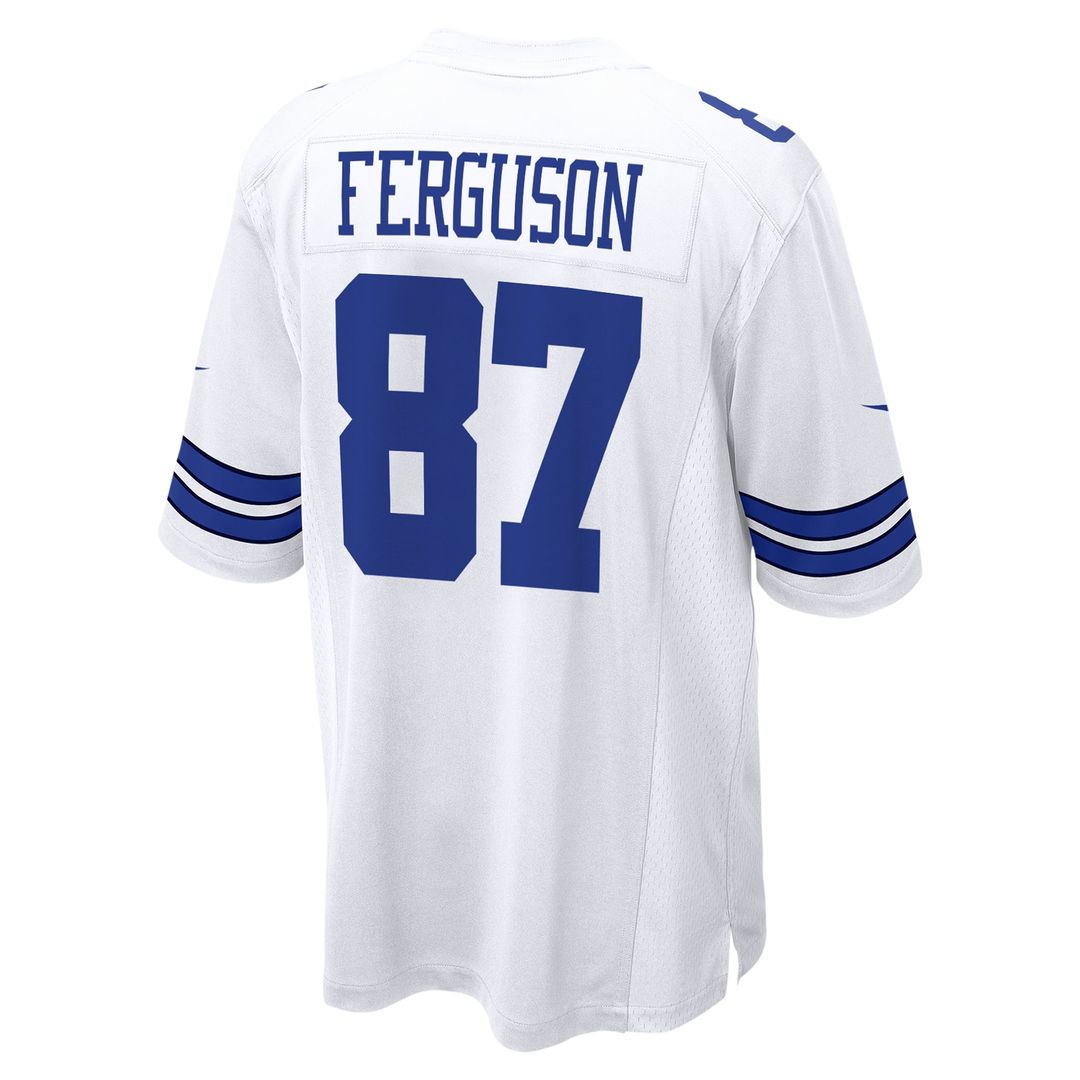 Dallas Cowboys Jake Ferguson Nike Navy Team Game Jersey