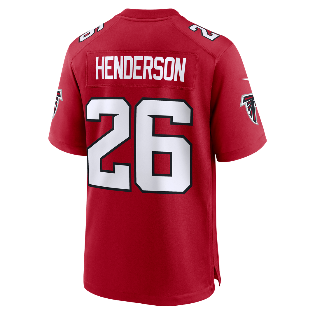 Atlanta Falcons CJ Henderson Nike Red Team Game Jersey
