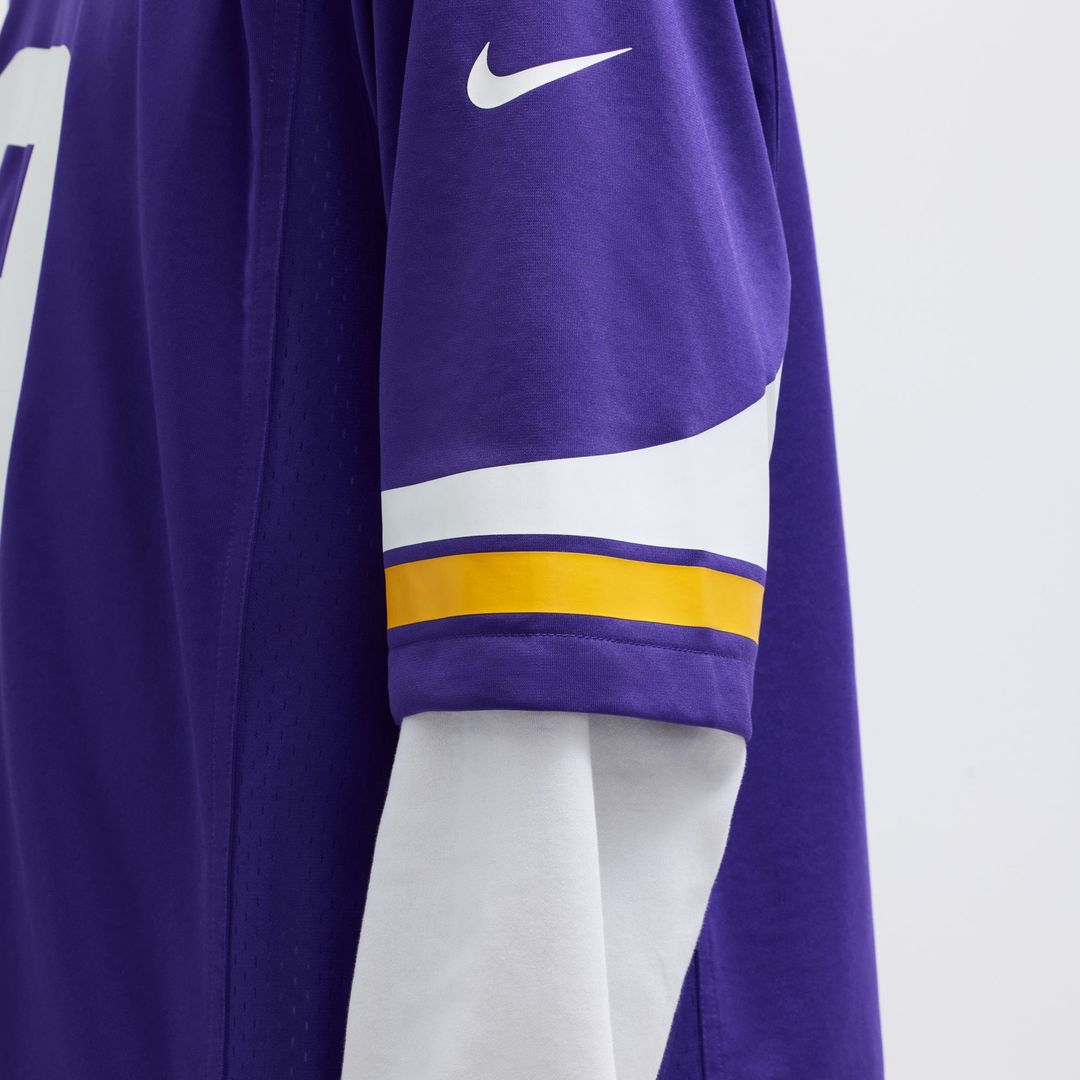 Minnesota Vikings J.J. McCarthy Nike White Alternate Game Player Jersey