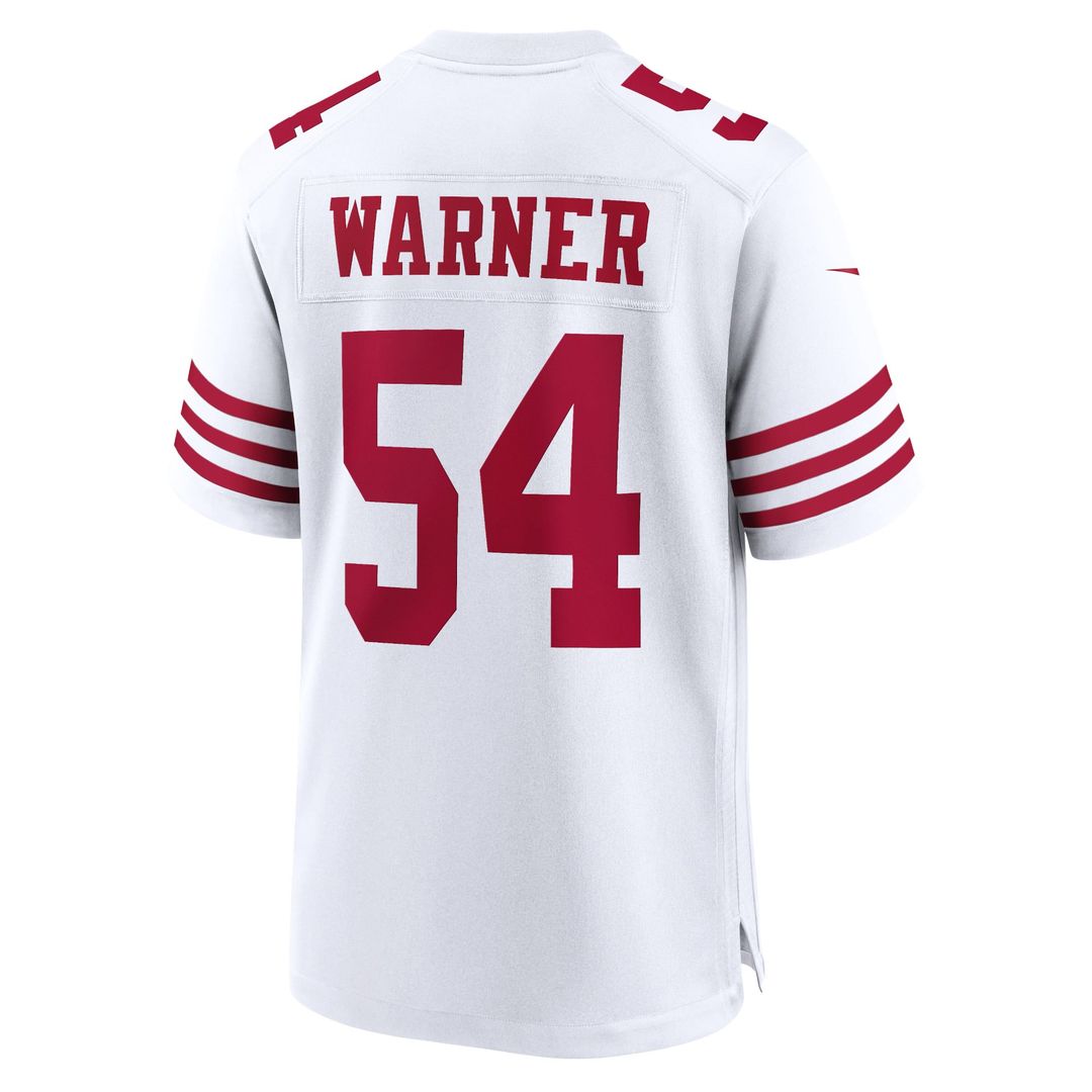San Francisco 49ers Fred Warner Nike Scarlet Player Game Jersey
