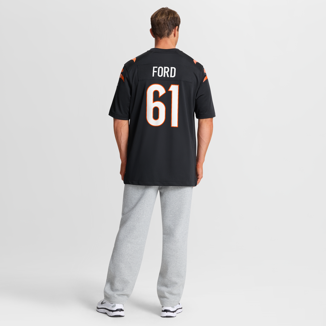 Cincinnati Bengals Cody Ford Nike Black Game Jersey